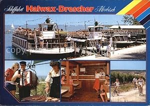 Bild des Verkufers fr Postkarte Carte Postale Mrbisch See Schiffahrt Halwax Drescher Grillen Musik Akkordeon zum Verkauf von Versandhandel Boeger