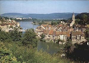 Postkarte Carte Postale Laufenburg AG Panorama