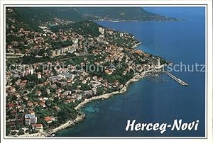 Postkarte Carte Postale Hercegnovi Fliegeraufnahme