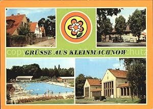 Postkarte Carte Postale Kleinmachnow Leninallee Kammer Lichtspiele Freibad Kiebitzberge Betriebsb...