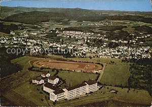 Postkarte Carte Postale Daun Eifel Fliegeraufnahme Knappschaft-Sanatorium