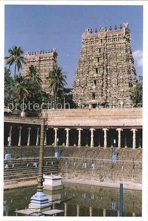 Imagen del vendedor de Postkarte Carte Postale Madurai Eastern Gopura of Meenakshi Tempel a la venta por Versandhandel Boeger