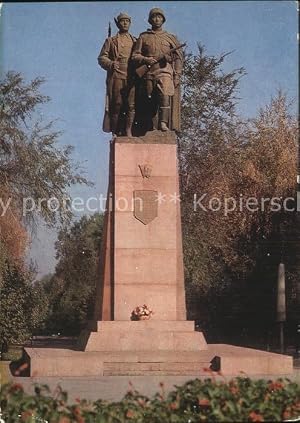 Seller image for Postkarte Carte Postale Frunse Frunza Frunze Bischkek Denkmal for sale by Versandhandel Boeger