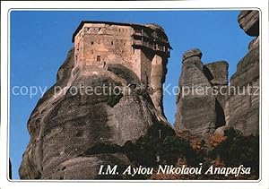 Postkarte Carte Postale Meteora Kloster des Heiligen Nikolaos Anapafsas