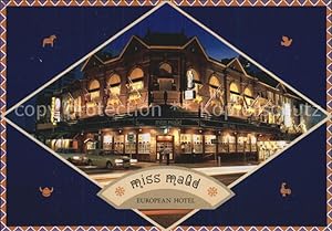 Bild des Verkufers fr Postkarte Carte Postale Perth Western Australia Miss Maud European Hotel zum Verkauf von Versandhandel Boeger