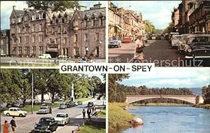 Postkarte Carte Postale Grantown on Spey Teilansichten Brücke