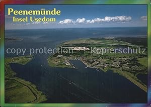 Seller image for Postkarte Carte Postale Peenemnde Luftaufnahme Hafen for sale by Versandhandel Boeger