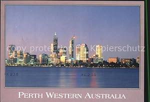 Bild des Verkufers fr Postkarte Carte Postale Perth Western Australia Skyline Downtown zum Verkauf von Versandhandel Boeger