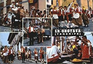 Postkarte Carte Postale La Orotava Pilgerfahrt vom Heiligen Isidro