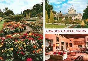 Postkarte Carte Postale Nairn Cawdor Castle Drawing Room Gardens