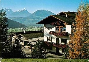 Postkarte Carte Postale Windischgarsten Hotel Bischofsberg Alpenpanorama