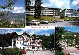 Postkarte Carte Postale Spindleruv Mlyn Spindlermühle Panorama Hotel Montana Savoy a Hubertus