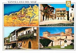 Bild des Verkufers fr Postkarte Carte Postale Santillana del Mar Cantabria zum Verkauf von Versandhandel Boeger