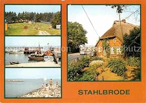 Postkarte Carte Postale Stahlbrode Reinberg Camping Hafen Mole Fischerhaus