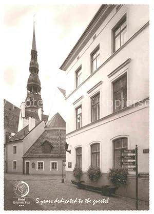 Seller image for Postkarte Carte Postale Riga Lettland Hotel Konventa Seta for sale by Versandhandel Boeger