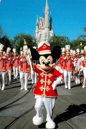 Bild des Verkufers fr Postkarte Carte Postale Walt Disney World Strike up the Band Drum Major Mickey Mouse zum Verkauf von Versandhandel Boeger