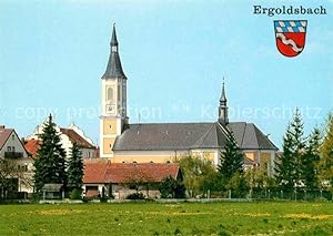 Postkarte Carte Postale Ergoldsbach Kirche