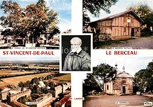 Seller image for Postkarte Carte Postale Saint-Vincent-de-Paul Landes Le Berceau Le Chene Chapelle Maison Natale de Vincent de Paul Portrait for sale by Versandhandel Boeger