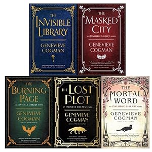 Seller image for INVISIBLE LIBRARY Paranormal Series by Genevieve Cogman LARGE Paperback Set 1-5 for sale by Lakeside Books
