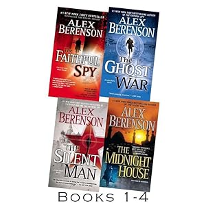 Seller image for JOHN WELLS Thriller Series by Alex Berenson Collection Set of Paperbacks 1-4 for sale by Lakeside Books