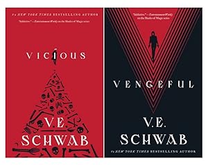 Image du vendeur pour VILLAINS Paranormal Series by V E Schwab HARDCOVER Set of 1-2 Vicious & Vengeful mis en vente par Lakeside Books