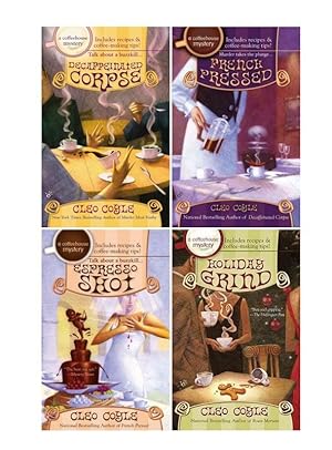 Seller image for COFFEEHOUSE MYSTERIES Detective Series by Cleo Coyle Set of PAPERBACK Books 5-8 for sale by Lakeside Books