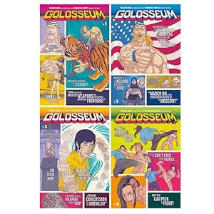 Seller image for GOLOSSEUM Sci Fi MANGA Series by Yasushi Baba Set of Paperback Book Volumes 1-4 for sale by Lakeside Books