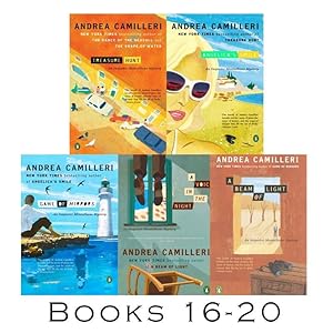 Seller image for INSPECTOR MONTALBANO Mystery Series by Andrea Camilleri LARGE Paperbacks 16-20 for sale by Lakeside Books