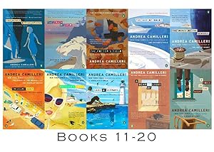 Seller image for INSPECTOR MONTALBANO Mystery Series by Andrea Camilleri LARGE Paperbacks 11-20 for sale by Lakeside Books