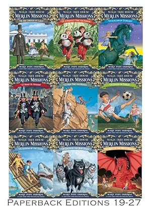 Seller image for Magic Tree House MERLIN MISSIONS Series by Mary Pope Osborne Set of Books 19-27 for sale by Lakeside Books