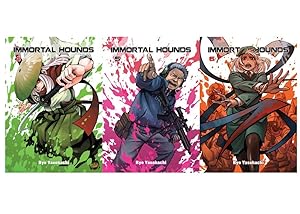 Seller image for IMMORTAL HOUNDS Dystopian MANGA Series by Ryo Yasohachi Set of Book Volumes 4-6 for sale by Lakeside Books