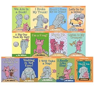 Seller image for Mo Willems ELEPHANT & PIGGIE Collection Set of Hardcover Books 13-25 for sale by Lakeside Books