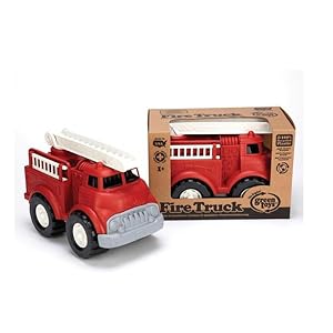 Green Toys Fire Truck Made in the USA From 100% Recycled Plastic