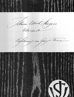 Bild des Verkufers fr Johann Ulrich Steiger. Holzschnitte. Einfhrung von Georg Threr. zum Verkauf von Antiquariat Bibliomania
