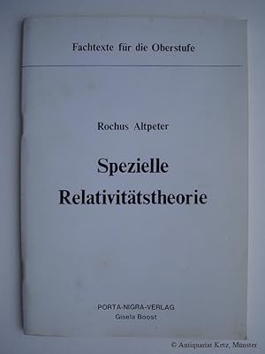 Spezielle Relativitätstheorie.