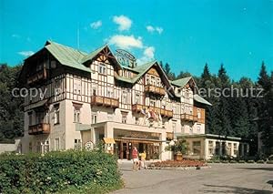 Postkarte Carte Postale Spindleruv Mlyn Spindlermühle Hotel Savoy im Riesengebirge