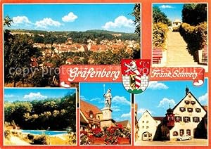 Postkarte Carte Postale Gräfenberg Oberfranken Ortspartien Freibad