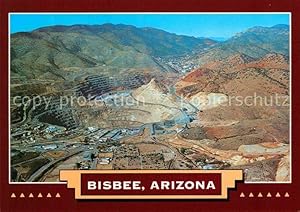 Bild des Verkufers fr Postkarte Carte Postale Bisbee Arizona Phelps Dodge Lavender Open Pit Copper Mining Opertation zum Verkauf von Versandhandel Boeger