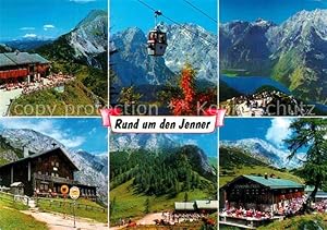 Bild des Verkufers fr Postkarte Carte Postale Jenner Berchtesgaden Rund um den Jenner mit Seilbahn See zum Verkauf von Versandhandel Boeger