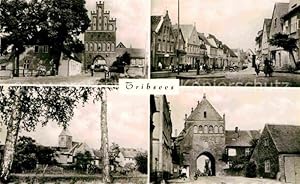 Postkarte Carte Postale Tribsees Mühlentor Marktplatz Steintor Kirche