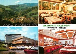 Postkarte Carte Postale Jilemnice Harbacov Motorest a hotel Cedron Restaurant