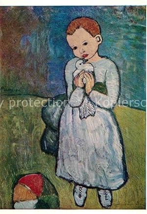 Imagen del vendedor de Postkarte Carte Postale Picasso Pablo Child with a Dove a la venta por Versandhandel Boeger