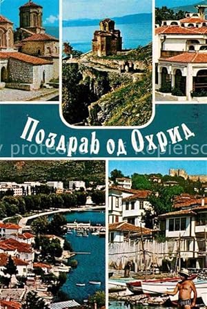 Postkarte Carte Postale Ohrid Festung Stadtansichten