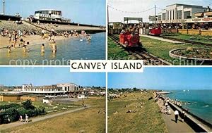 Postkarte Carte Postale Canvey Island Labworth Cafe and Beach Casino Gardens Sea Front