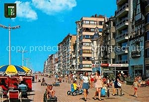 Postkarte Carte Postale De Panne Strand Promenade