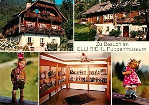 Postkarte Carte Postale Einöde Villach Elli Riehl Puppenmuseum Details