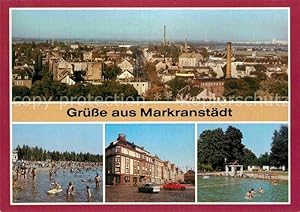 Postkarte Carte Postale Markranstädt Übersicht Naherholungsgebiet Kulkwitzer See Zwenkauer Strass...