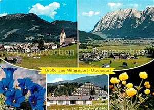 Bild des Verkufers fr Postkarte Carte Postale Obersdorf Bad Mitterndorf Kampl Grimming Sonnenalm zum Verkauf von Versandhandel Boeger