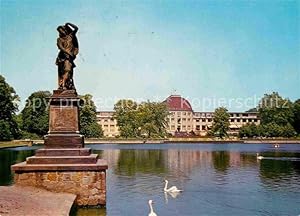 Postkarte Carte Postale Bremen Parkhotel Denkmal Statue Hollersee Bürgerpark