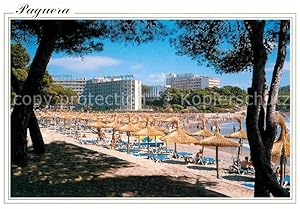 Seller image for Postkarte Carte Postale Paguera Mallorca Islas Baleares Panorama Strand Hotels Playa de Tora for sale by Versandhandel Boeger
